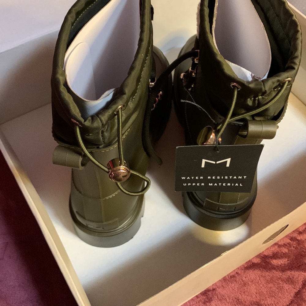 NEW Marc Fischer LTD Freely Waterproof Lace Up Rain Boots - Picture 4 of 8